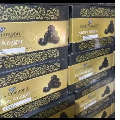 

kurma anggur black diamond 1 dus 12pcs berat 550 gram
