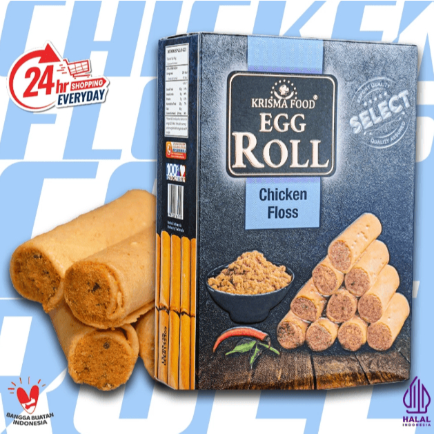 

Chicken Floss Eggroll Abon Ayam 80gr | Krisma Food