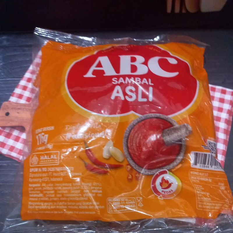 

Saus Sambal ABC Asli Sachet Isi 22 Sachet