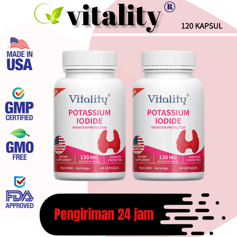 Kalium Iodida 130 Mg Mencegah Penyakit Gondok, Meningkatkan Fungsi Hormonal, Dan Melindungi Dari Rad