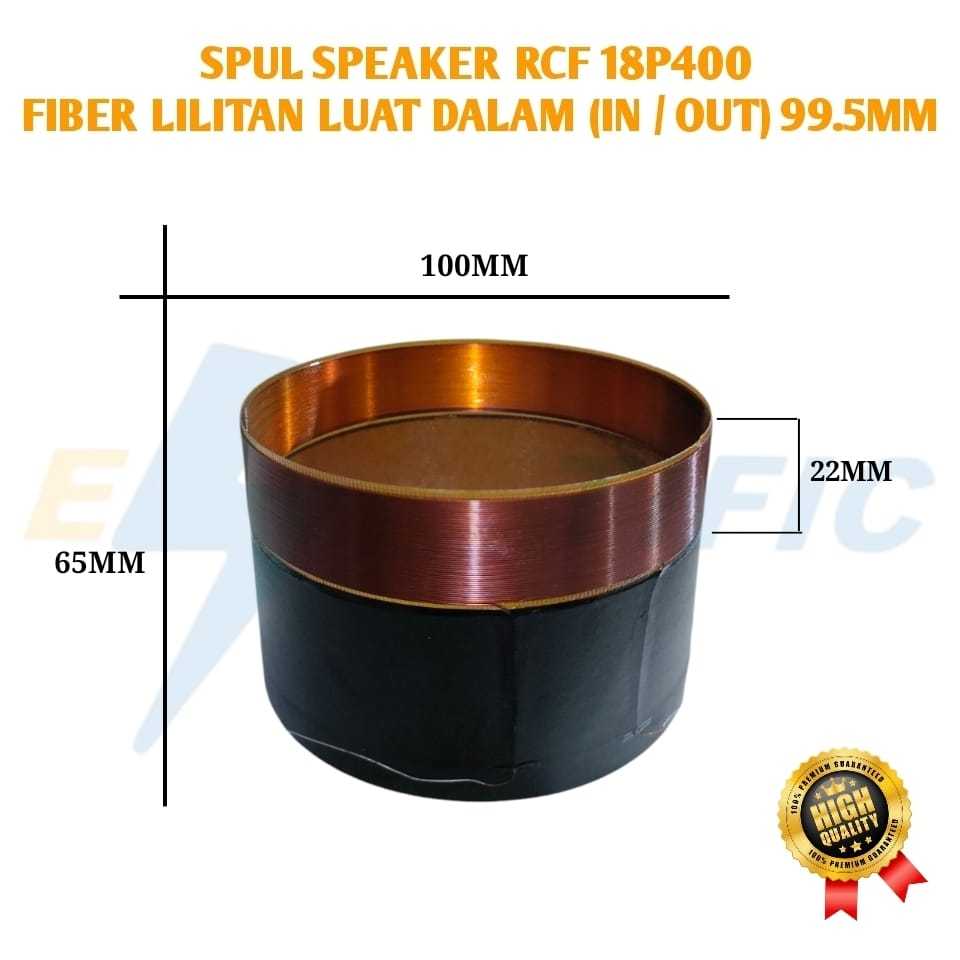 SPUL SPEAKER 18P400 IN OUT SPOL / SPOOL / SEPUL SPEAKER RCF 18 P 400 / 18 P400 / 18P400 SPULL FIBER 