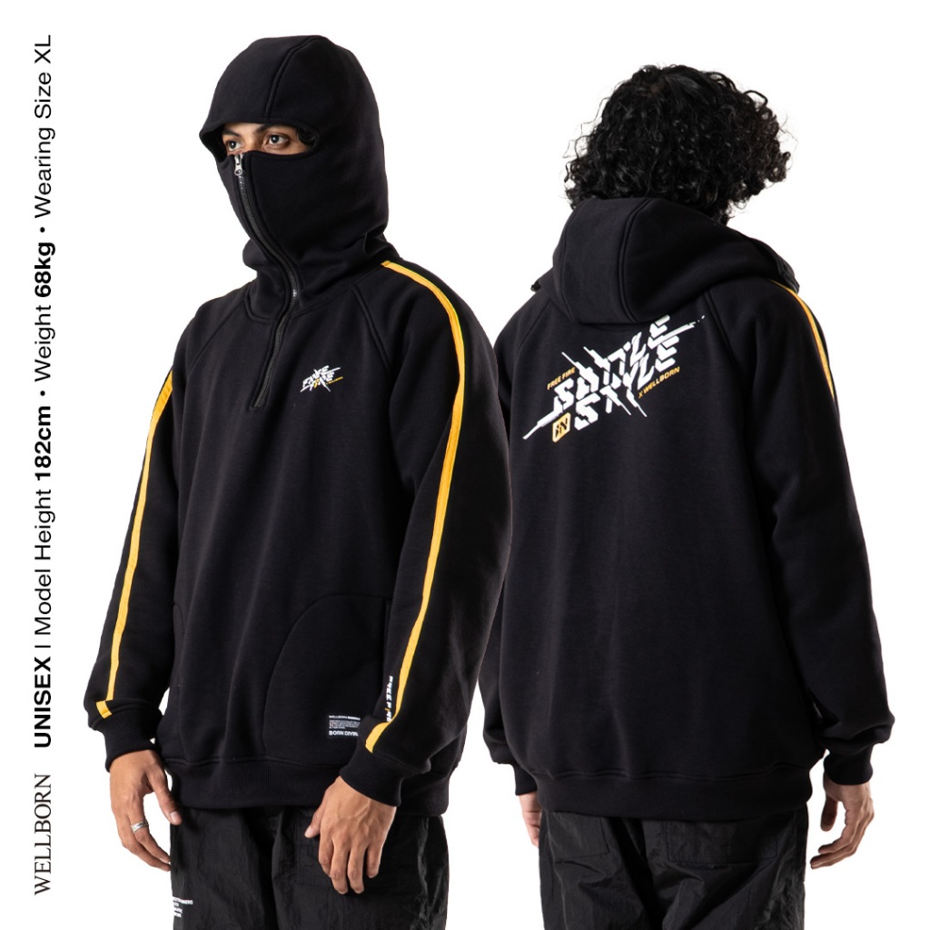 Wellborn Combat Hoodie Black