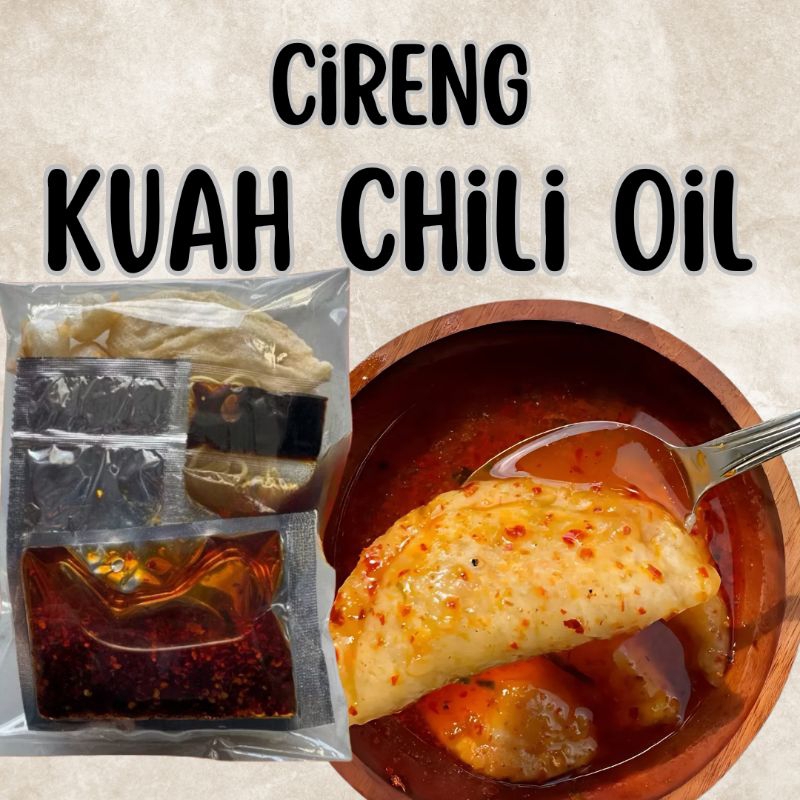 

Cireng Kuah Chilli Oil Pedas Isi 5 Biji