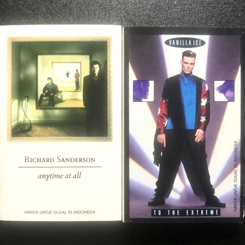 KASET PITA RICHARD SANDERSON DAN VANILLA ICE SEPAKET