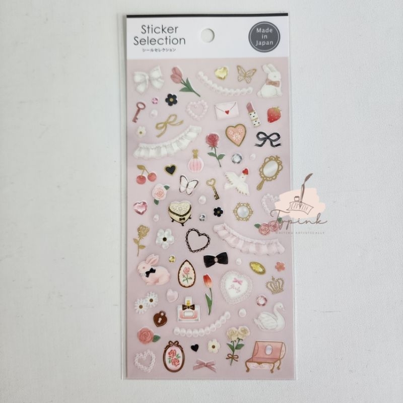 

GAIA STICKER COLLECTIONS JOURNAL DECOR LADY'S ACCESSORIES THEME PLANNER DIARY SCRAPBOOK STIKER MADE IN JAPAN