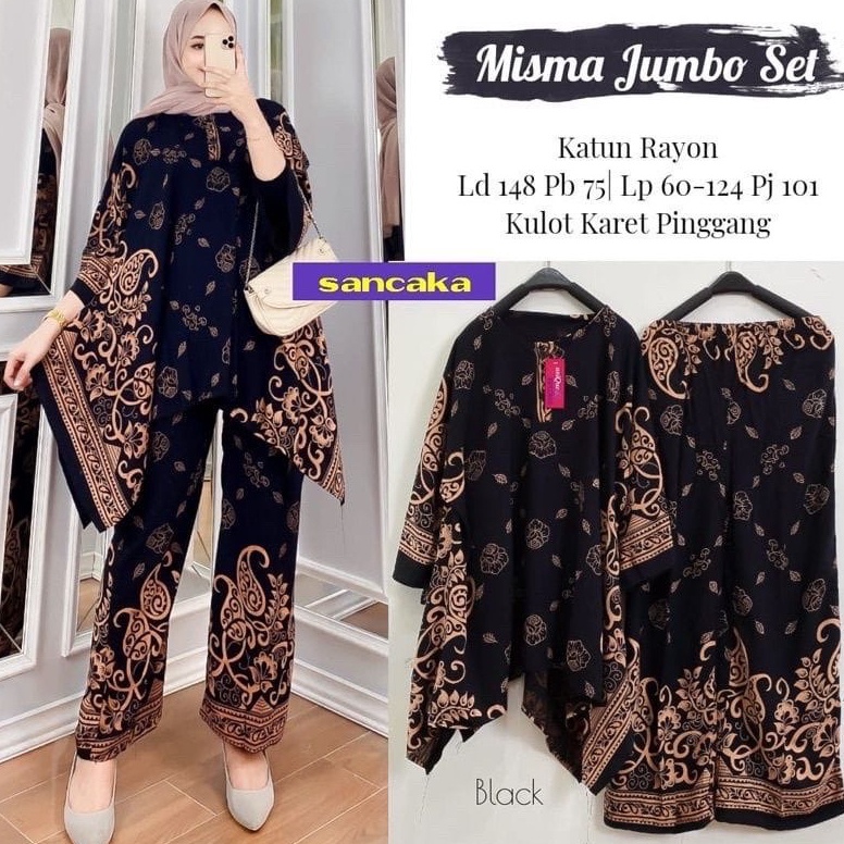 KODE A88W ONE SET WAKA JUMBO BUSUI  Misma Jumbo Set Setelan CP Waka Waka Super Jumbo  Setelan Jumbo 