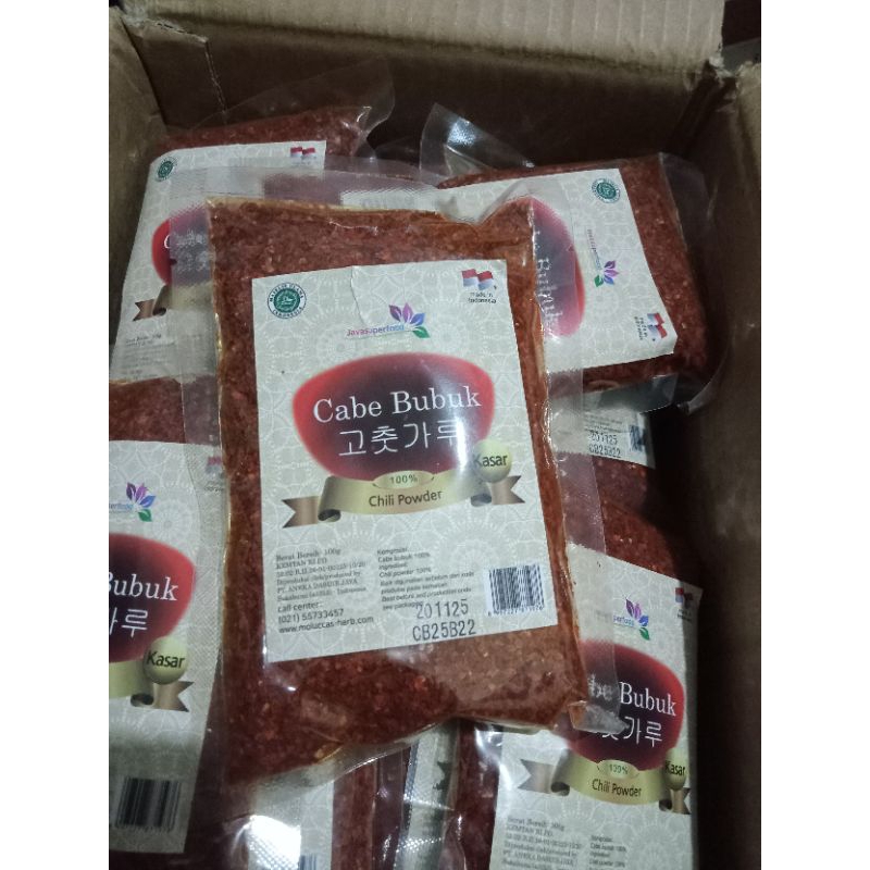 

Chili Powder/Cabe bubuk Kasar 100 gram