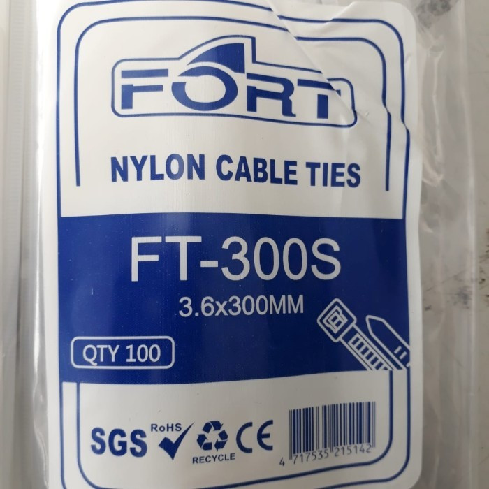

Cable ties FORT FT-300S/CV-300S/Fort 3.6mm/isi 100 pcs