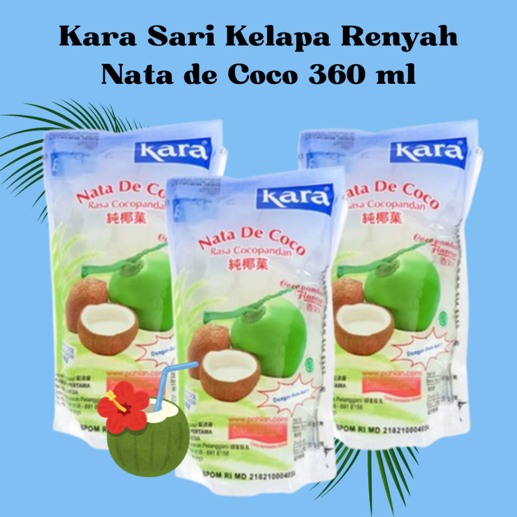 

Kara Nata De Coco 360 gr - Sari Kelapa - Toping Minuman - Manis dan Kenyal