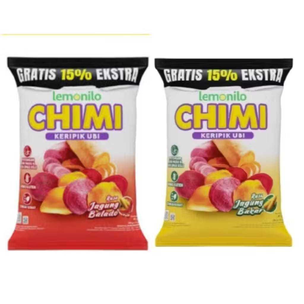 

Lemonilo Chimi (41g) Jagung Bakar, Jagung Balado, Burger Cheese, Karamel Mentega