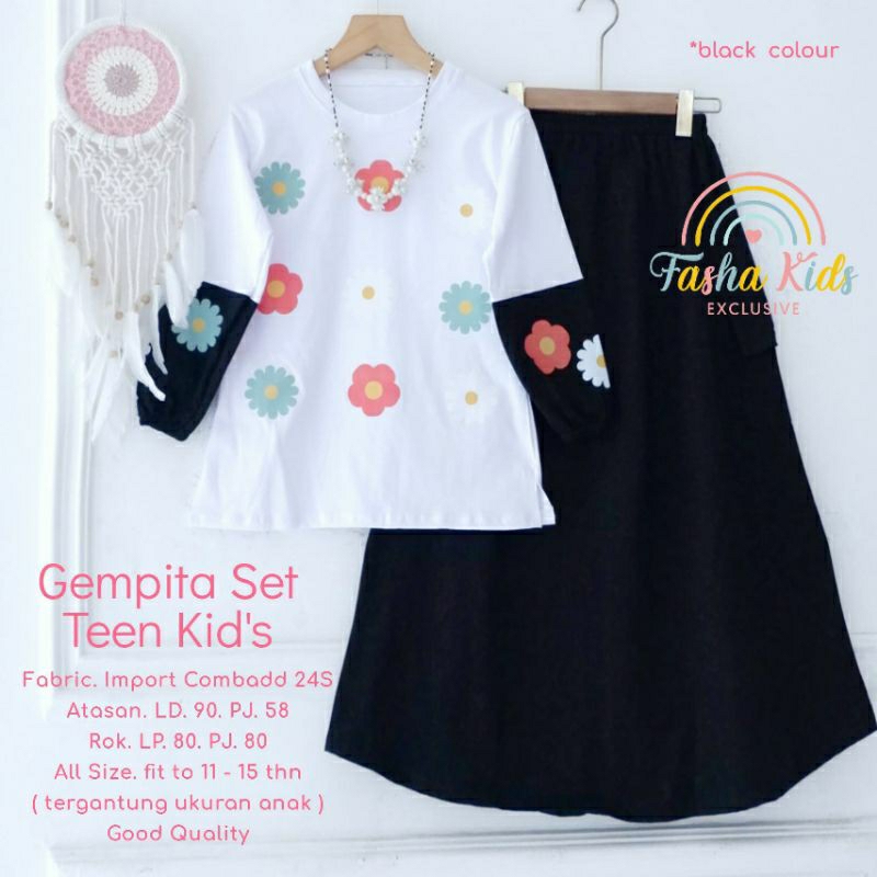 Gempita set teen kids by Fasha kids