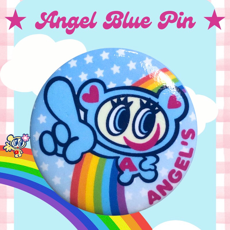 Angel Blue Pin | Japanese Trinkets