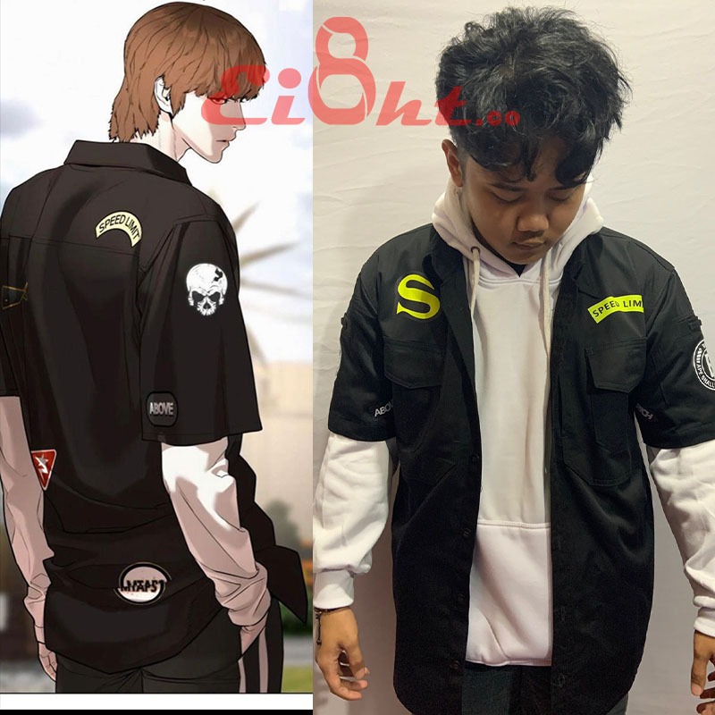 Kemeja Outfit Sung Taehoon - Webtoon Comic Korea On mode