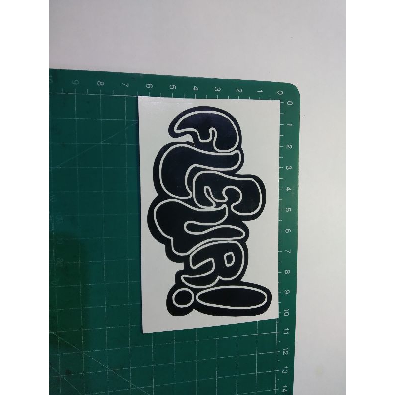 

stiker cutting fleur