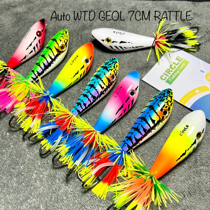 AUTO/WTD GEOL 7CM RATTLE Umpan Pancing Toman