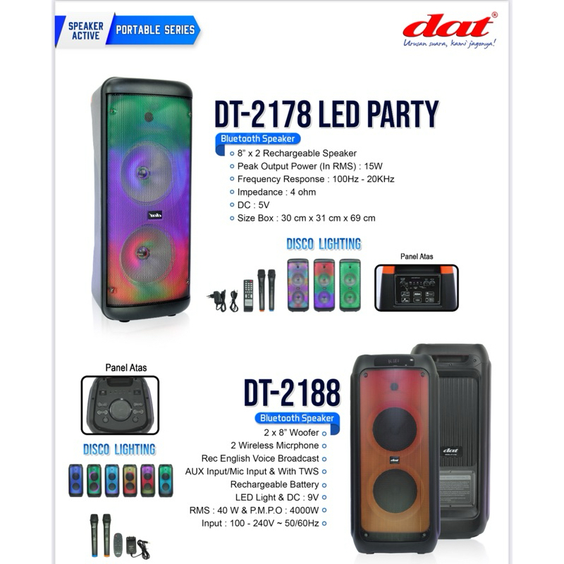 JT2178BLD/JT2188 Speaker Trolley 8inch DT2188/DT2178