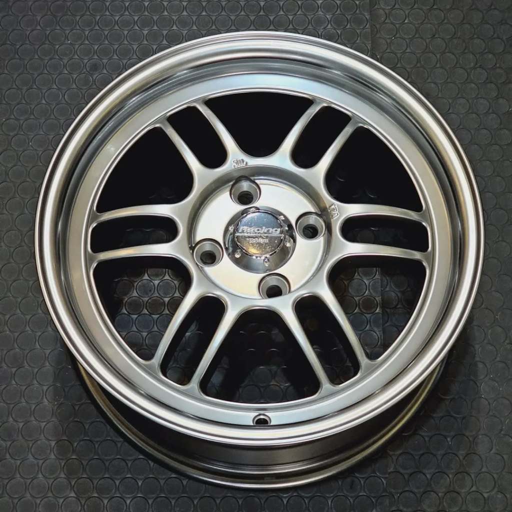 Velg Mobil Ring 15 | Velg Enkei RPF1 Ring 15 Lebar 7 ET 35 PCD 4x100 Warna Silver | Velg Mobil Ring 