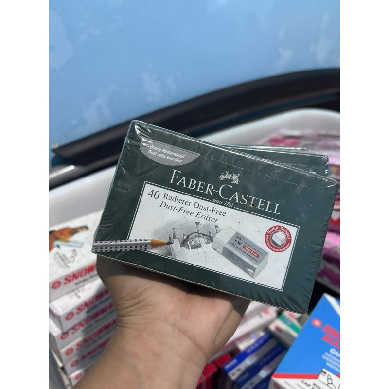 

penghapus faber castell dust free 1 pack isi 40