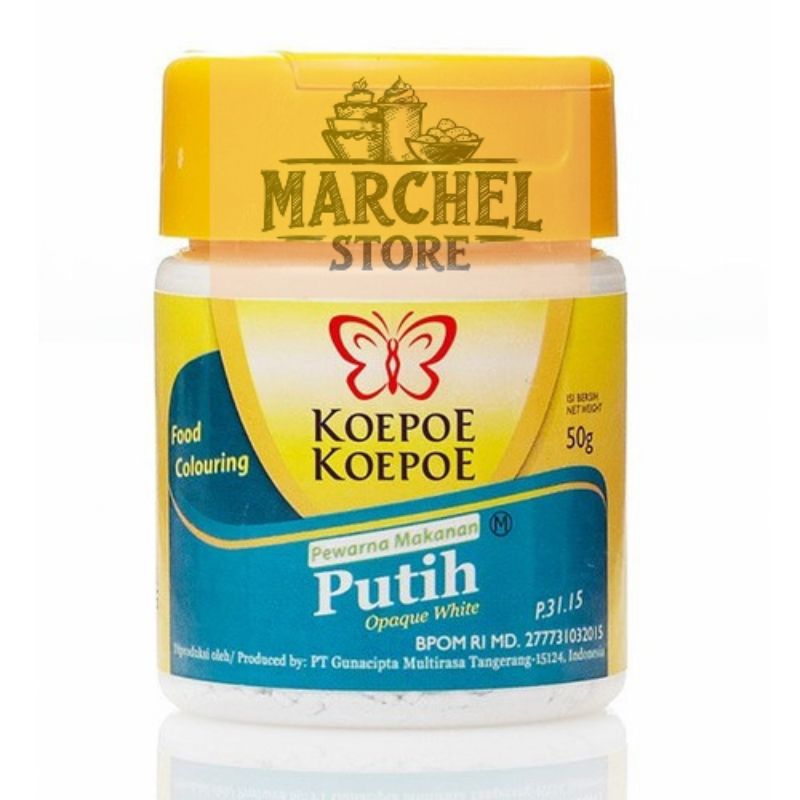 

opaque white koepoe/pewarna putih makanan