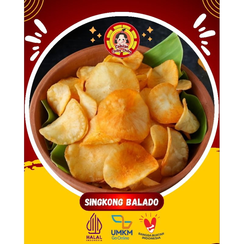 

Singkong Balado Chiby-Chiby/Singkong Pedas/Keripik Singkong