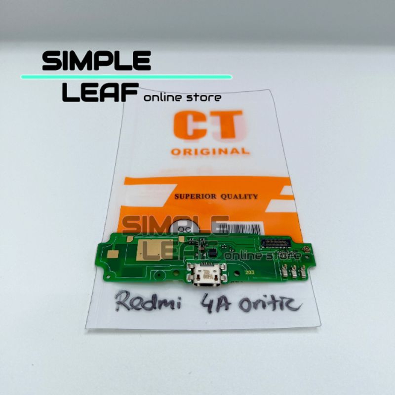 Flexible Flexibel Konektor Charger Con Papan Cas Mic Hf Xiaomi Redmi 4A Original + IC