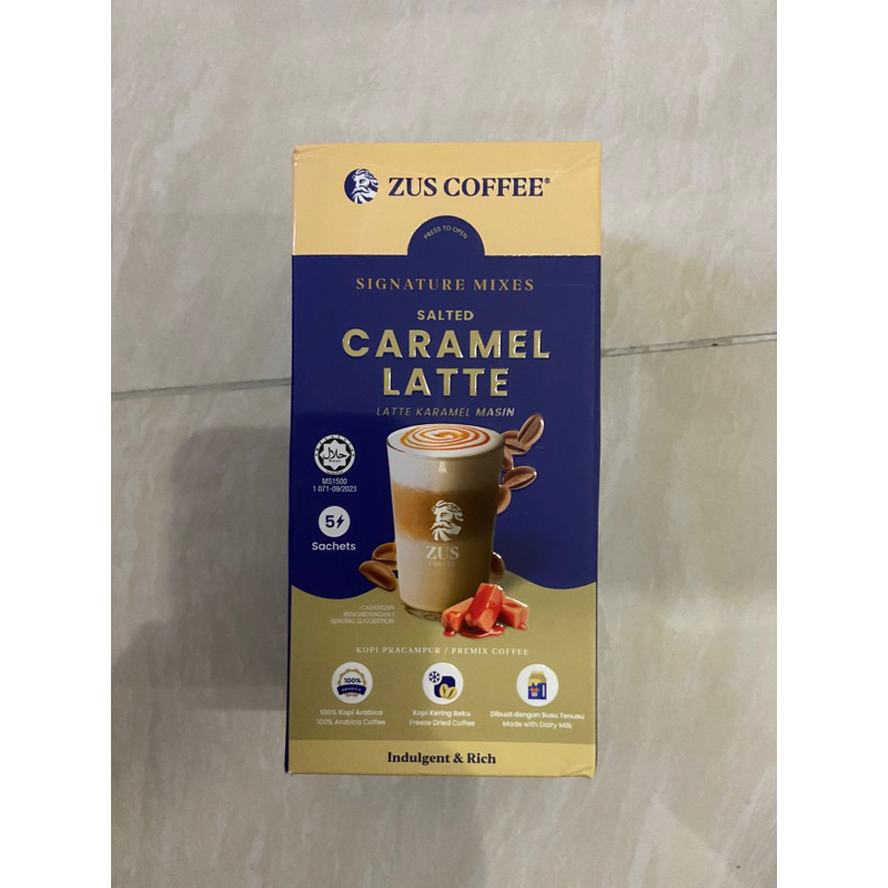 

READY ZUS COFFEE SALTED CARAMEL FROM MALAYSIA