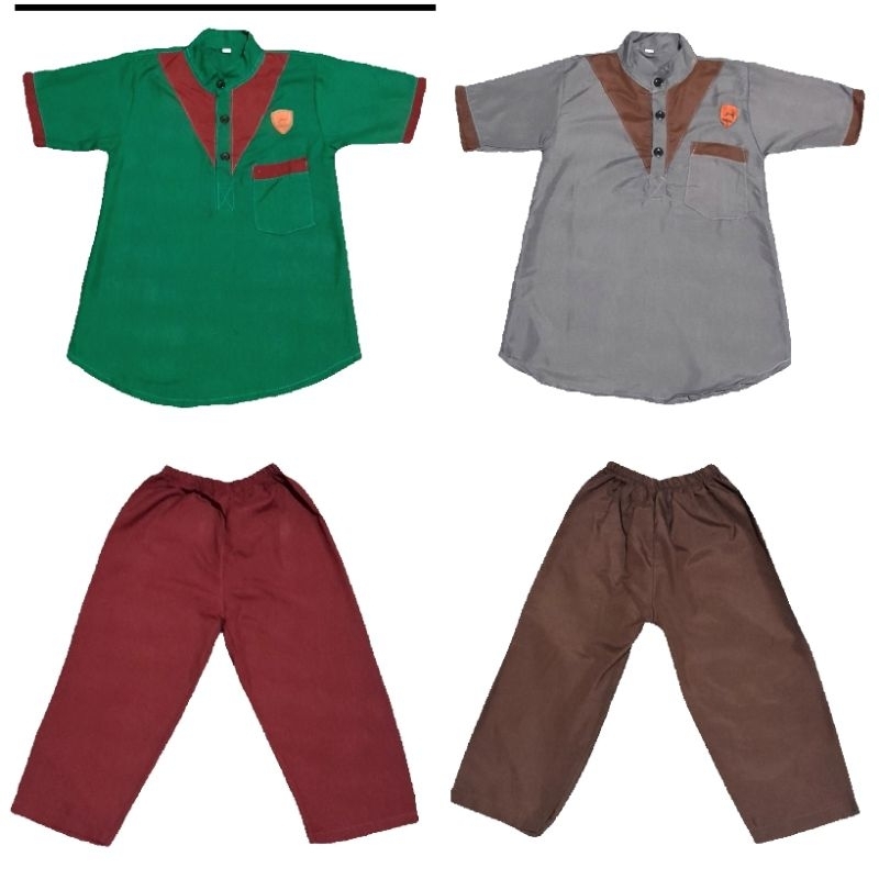 setelan kemko anak laki-laki lengan pendek