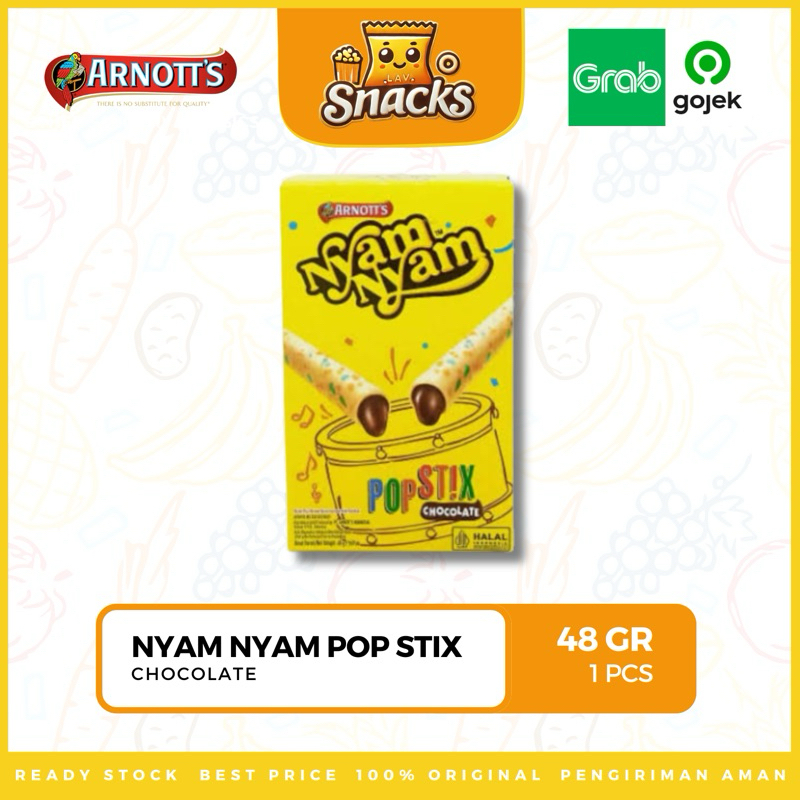 

Lav.Snacks︱Nyam-Nyam Pop Stix Chocolate 48GR - 1 PCS