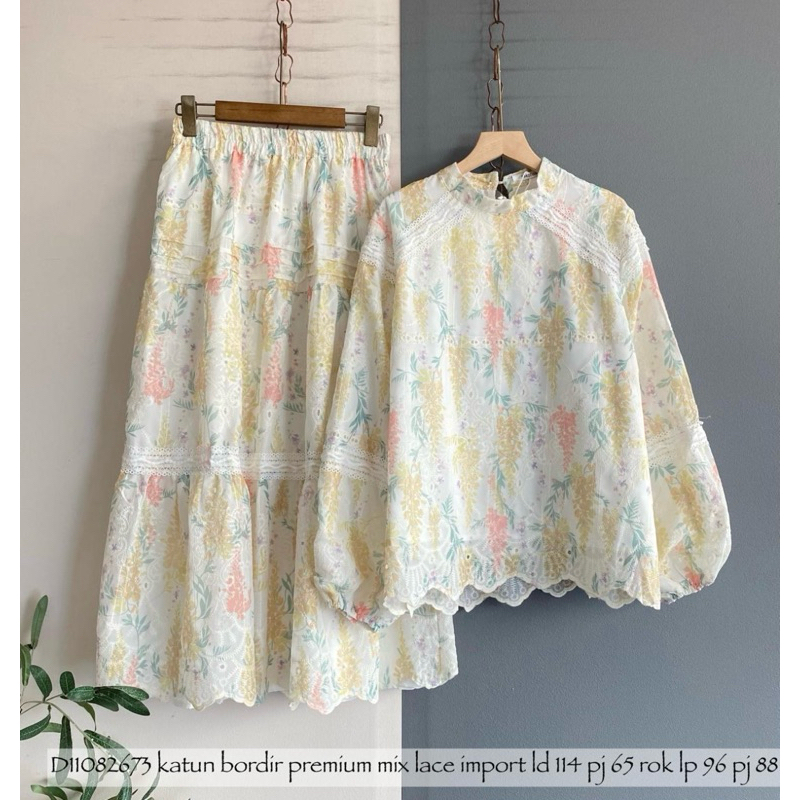 one set Bangkok bunga one set Bangkok premium one set Bangkok motif bunga one set flower one set Ban