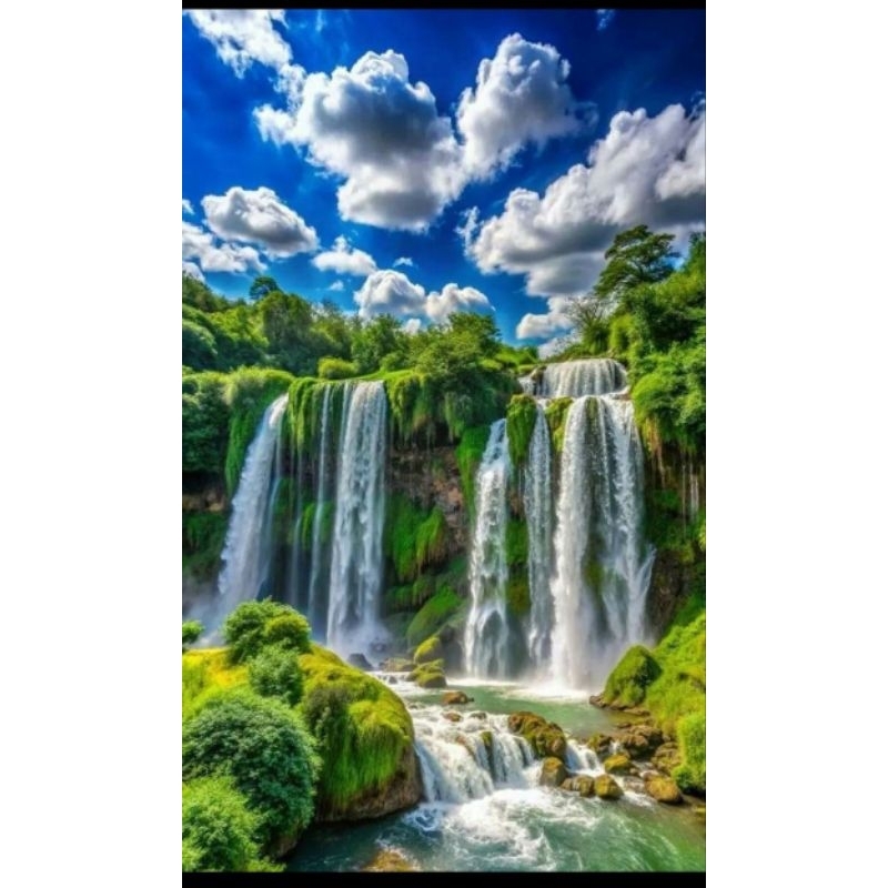 poster cetak jumbo pemandangan alam hiasan dinding pemandangan alam macam macam ukuran