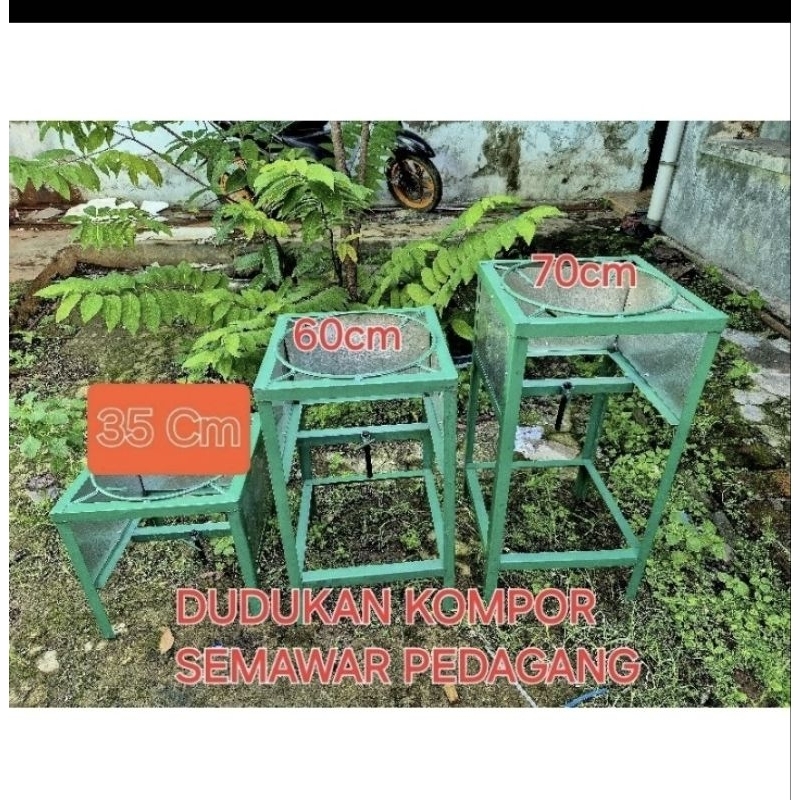 Tungku dudukan kompor semawar kotak untuk nasi goreng.bakso.mie ayam dll