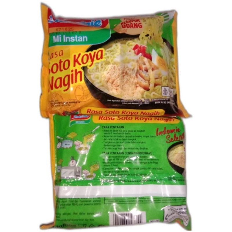 Indomie Soto Koya 76gr, Indomie Soto Koya Pedas Dower 76gr