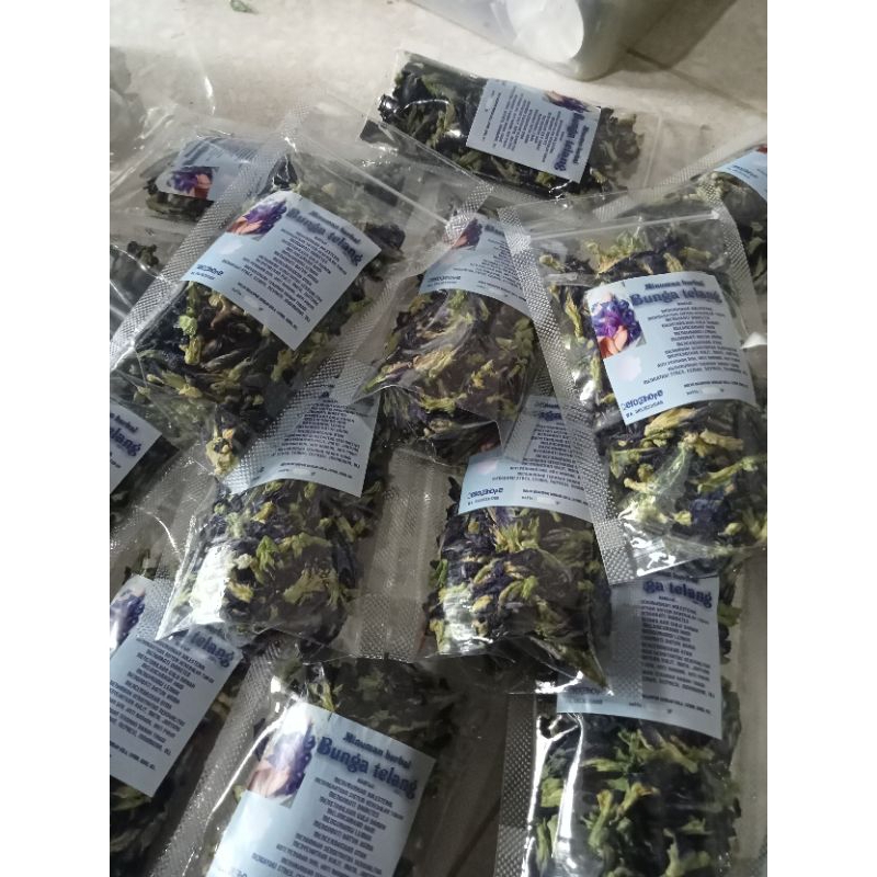 

bunga Telang kering
