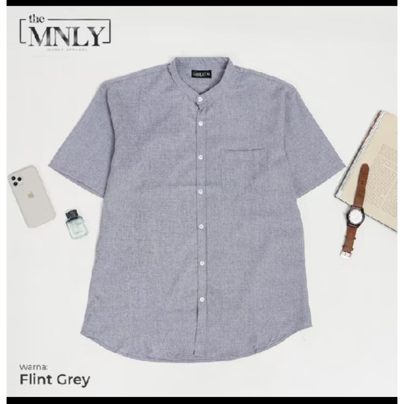 Kemeja Koko Pendek Shanghai pria