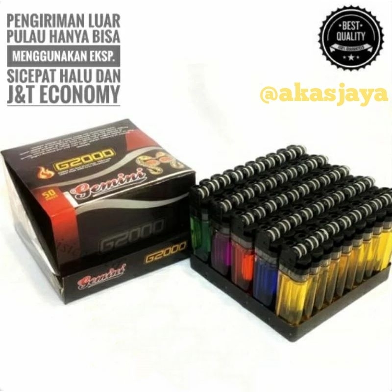 Korek api roda G2000 Gemini ( paket 3pcs ) LEBIH MURAH