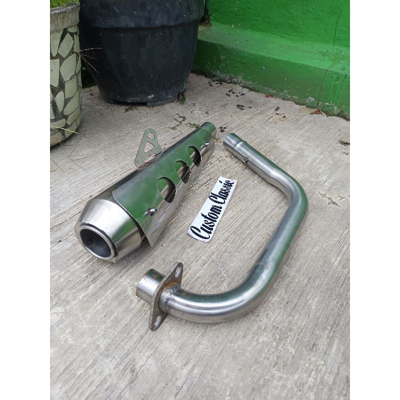 Knalpot Japstyle Tiger Megapro Cb Gl Scorpio Byson Thunder Motor Custom