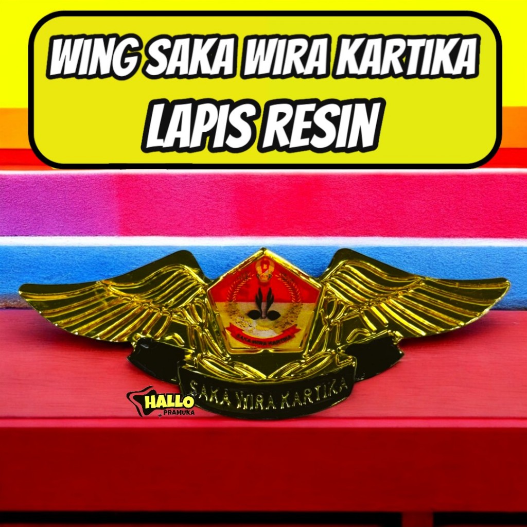 Pin saka wira kartika model wing