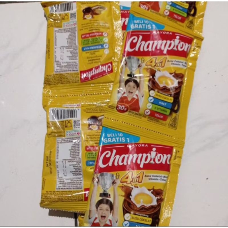 

Energen Champion isi 10+1 (Dapat 11 Sachet )30gr