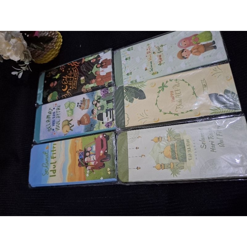 

Amplop Lebaran Panjang (uang tidak dilipat)