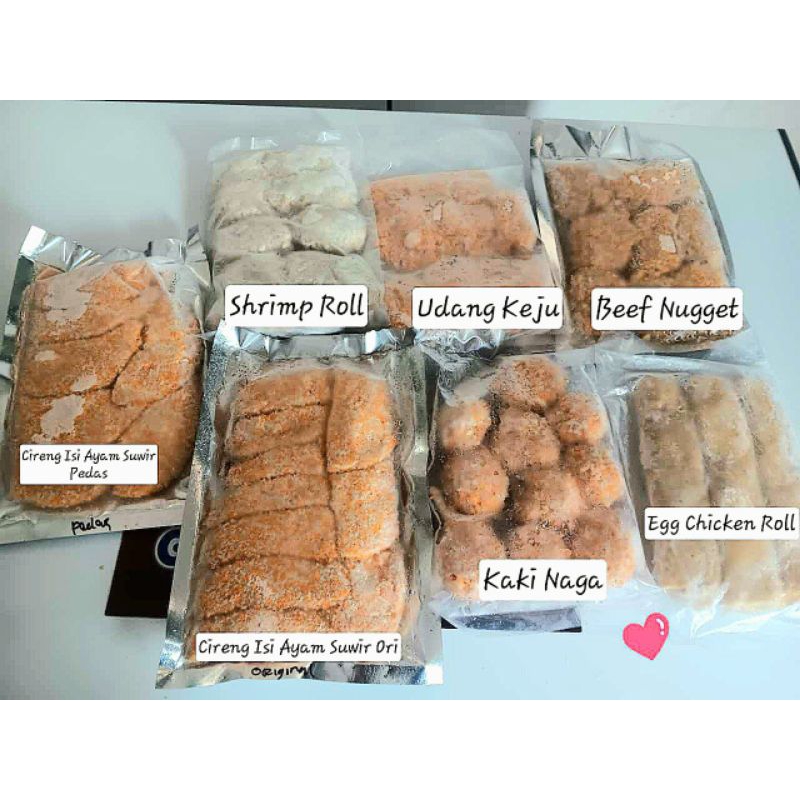 

frozen food aneka bento tanpa pengawet enak 95 persen daging