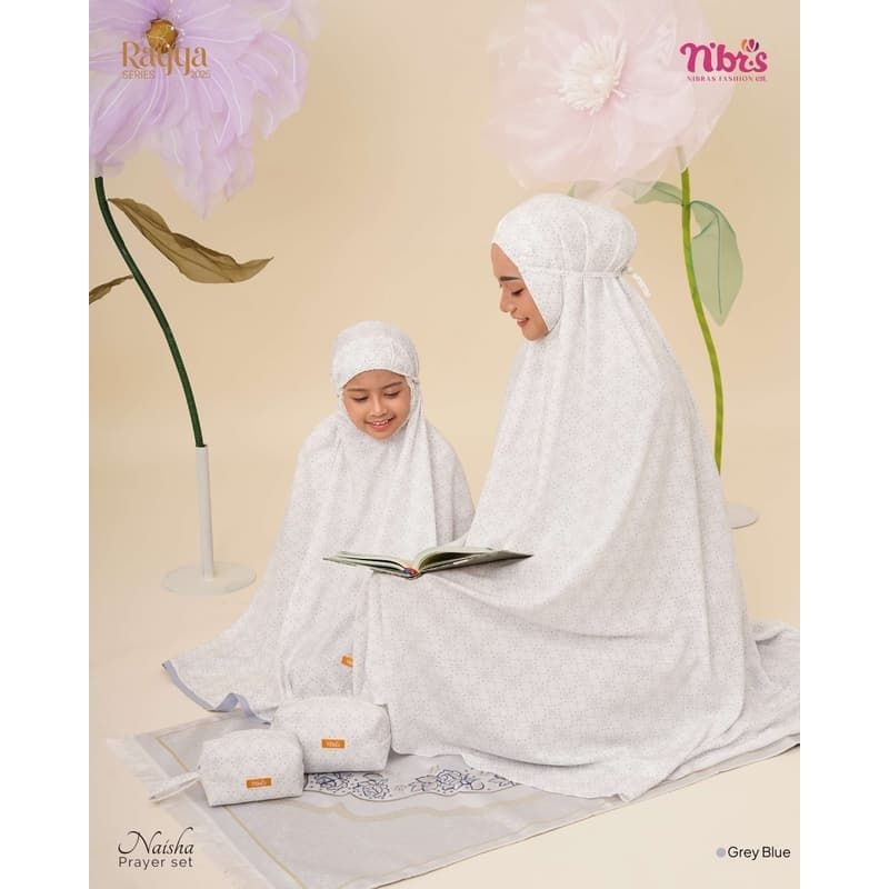 NIBRAS MUKENA NAISHA PRAYER SET MUKENA NIBRAS DEWASA