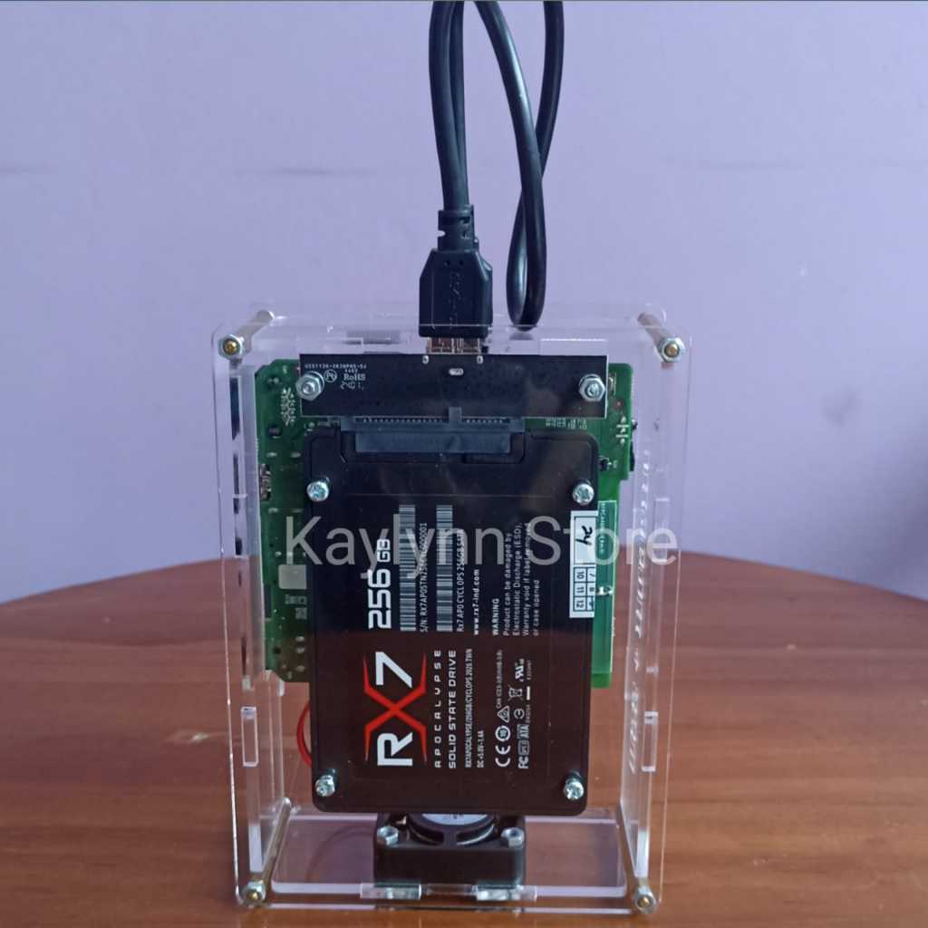 STB NAS B860H HG680P Casing Akrilik Armbian Server