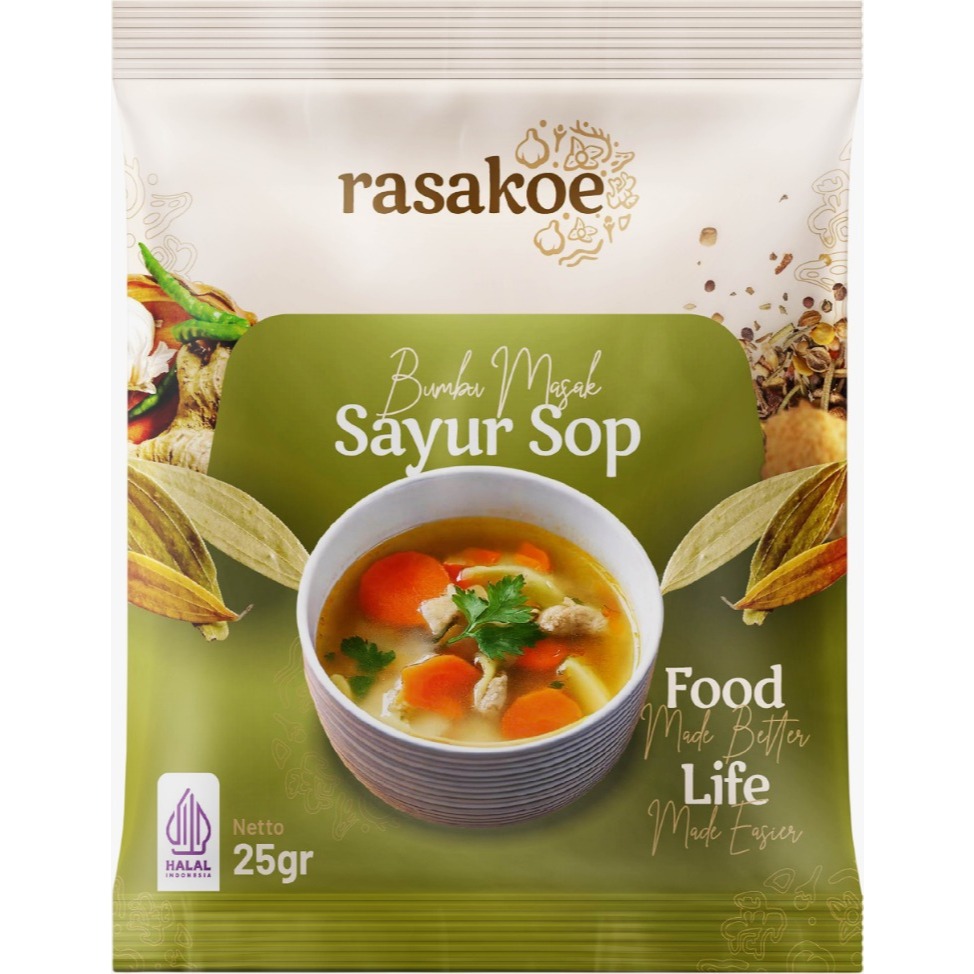 

Rasakoe Bumbu Masak Sayur Sop Non MSG 25 Gram