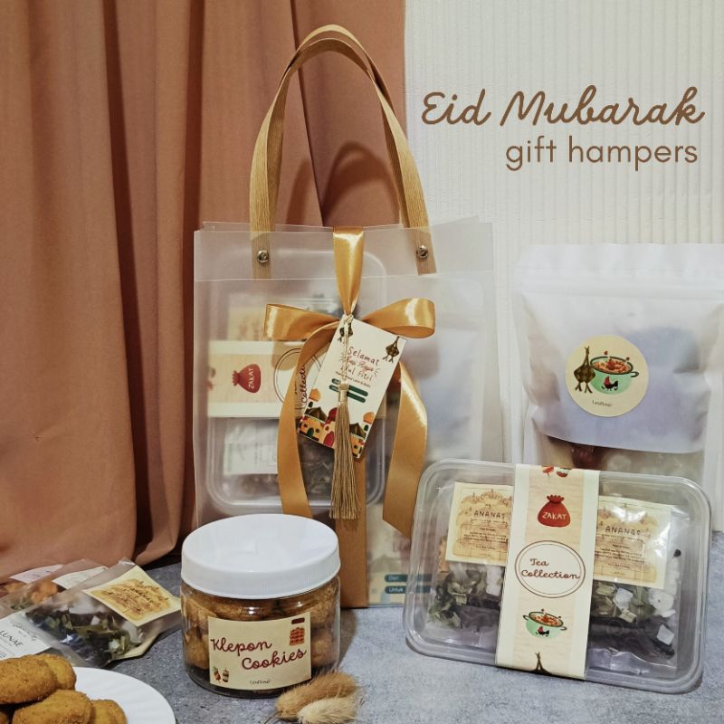 

HAMPERS LEBARAN IDUL FITRI | Hampers Sehat | Hampers Teh Cookies Peach Gum Dessert