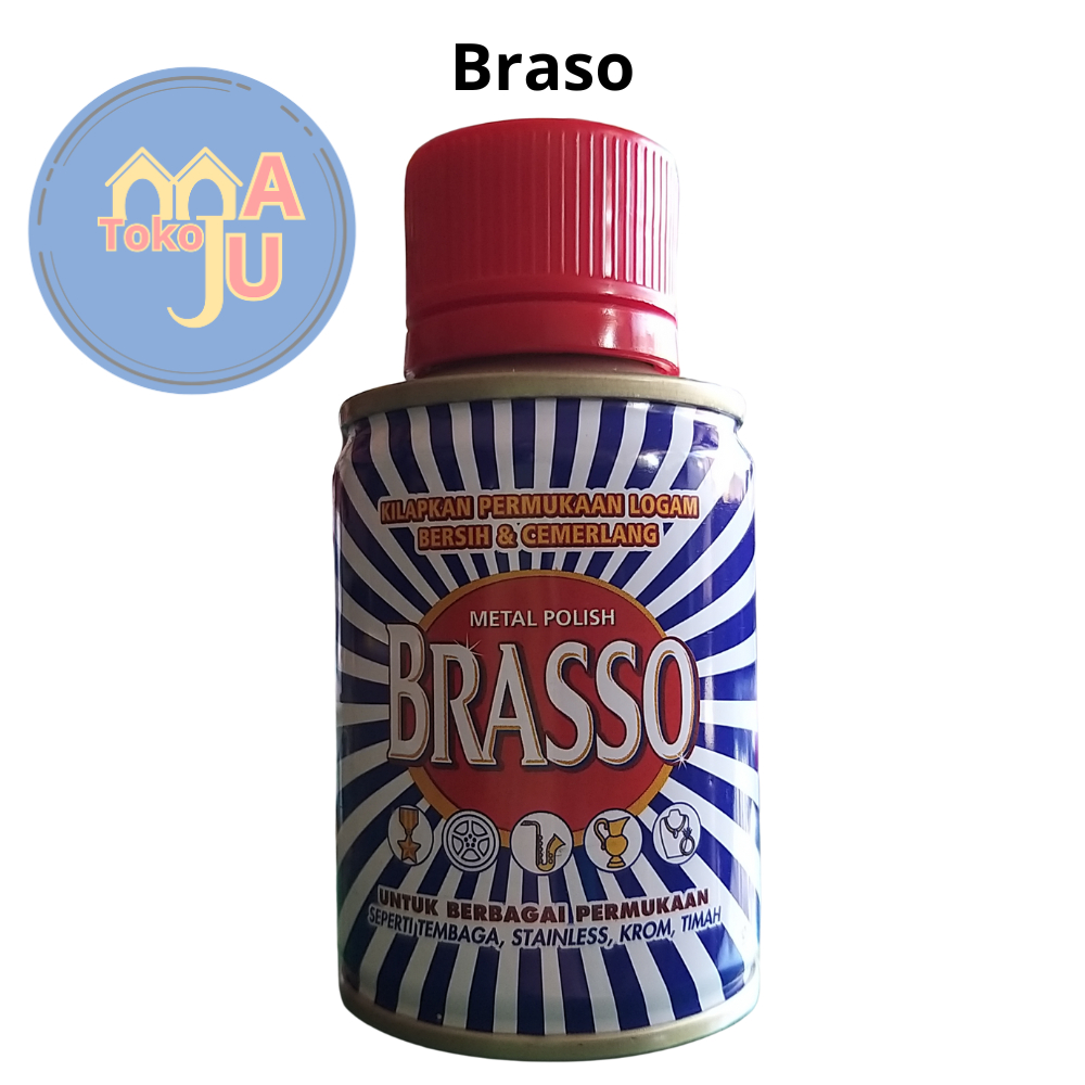 [ECER] Pengkilat Logam / BRASSO / Brasso Metal Polish 100mL
