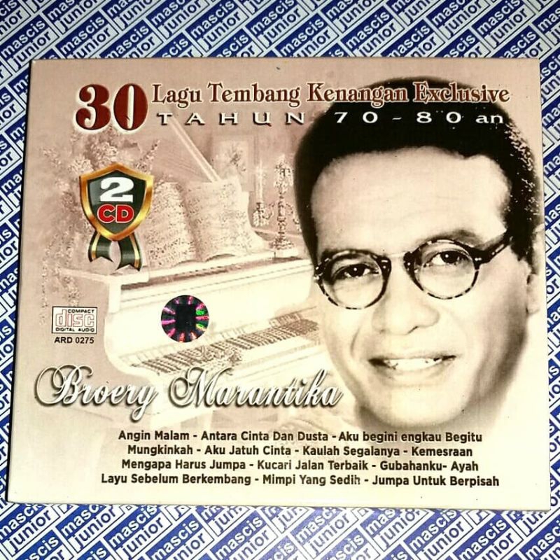 CD Broery Marantika - 30 Lagu Tembang Kenangan Exclusive isi 2 CD Broery Pesolima Pesulima