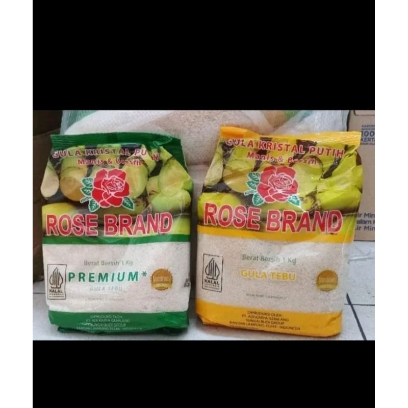 

GULA ROSE BRAND 1 Kg//Gula kemasan