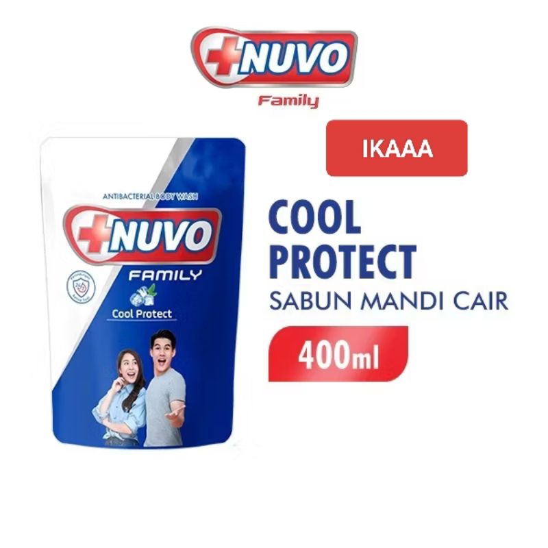 Nuvo Cool Protect Sabun Mandi Cair 400ml Reffil