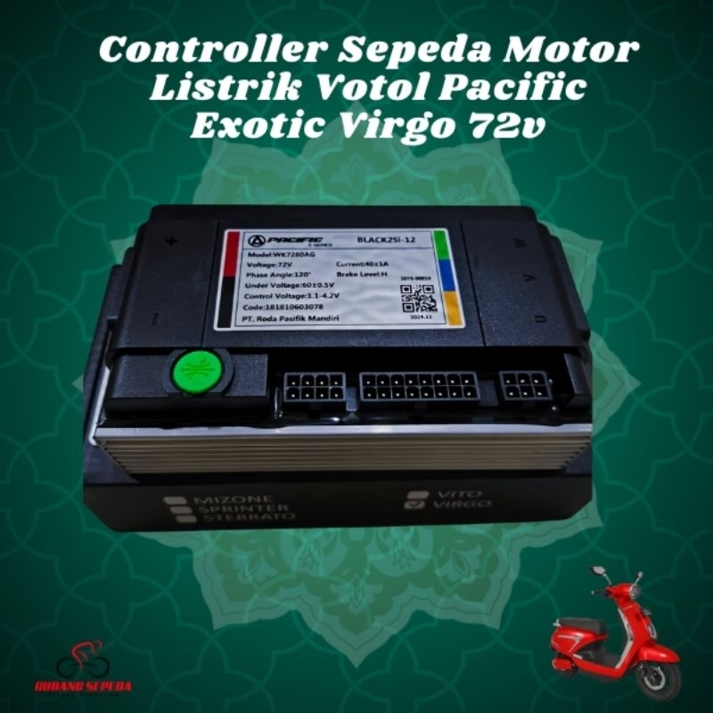 Controller Sepeda Motor Listrik Votol Pacific Exotic Virgo 72v
