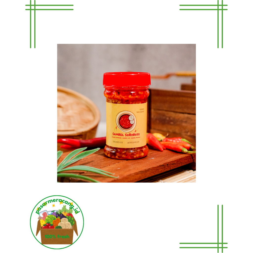

Sambal Merah Suroboyo Kualitas Premium - Homemade ( No Bahan Pengawet )